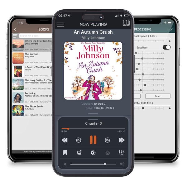 Download fo free audiobook An Autumn Crush by Milly Johnson and listen anywhere on your iOS devices in the ListenBook app.