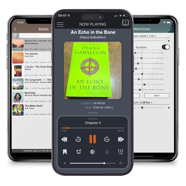 Download fo free audiobook An Echo in the Bone by Diana Gabaldon and listen anywhere on your iOS devices in the ListenBook app.