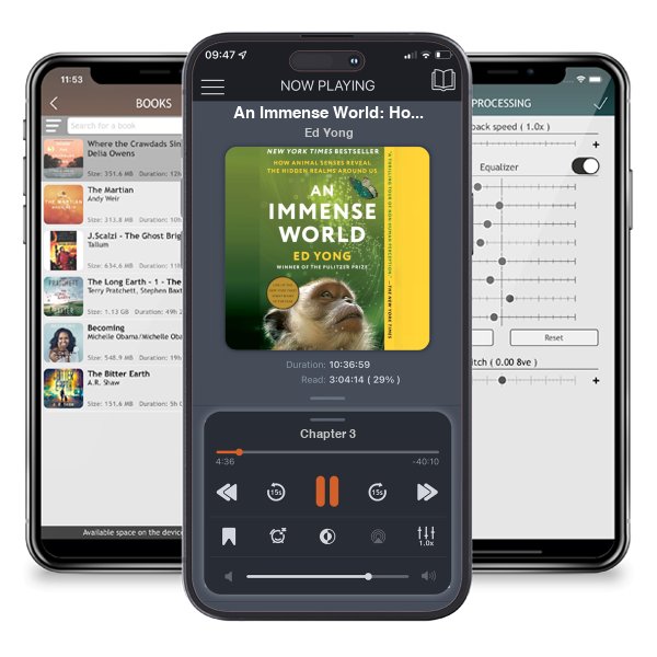 Download fo free audiobook An Immense World: How Animal Senses Reveal the Hidden Realms Around Us by Ed Yong and listen anywhere on your iOS devices in the ListenBook app.