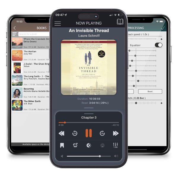 Download fo free audiobook An Invisible Thread by Laura Schroff and listen anywhere on your iOS devices in the ListenBook app.