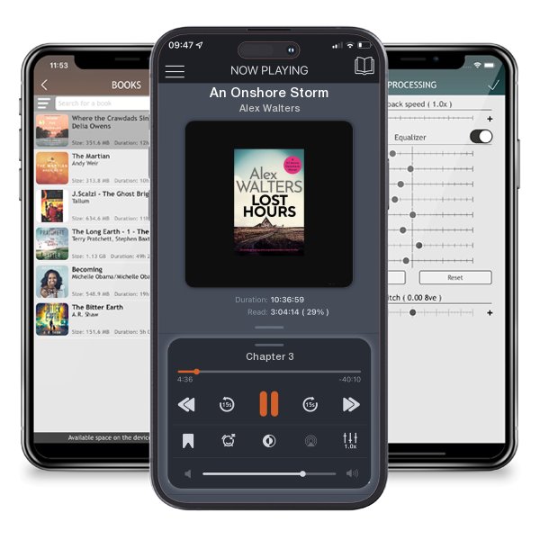 Download fo free audiobook An Onshore Storm by Alex Walters and listen anywhere on your iOS devices in the ListenBook app.