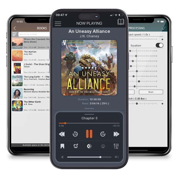 Download fo free audiobook An Uneasy Alliance by J.N. Chaney and listen anywhere on your iOS devices in the ListenBook app.