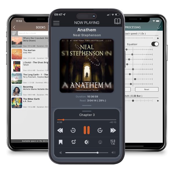Download fo free audiobook Anathem by Neal Stephenson and listen anywhere on your iOS devices in the ListenBook app.