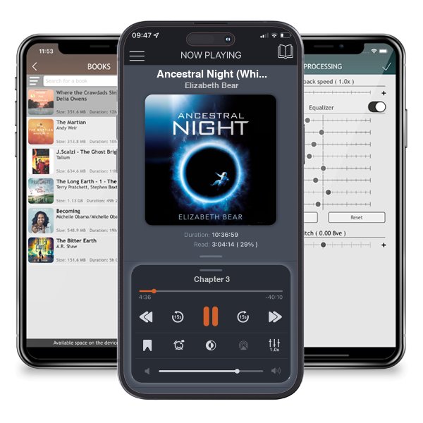 Download fo free audiobook Ancestral Night (White Space, #1) by Elizabeth Bear and listen anywhere on your iOS devices in the ListenBook app.