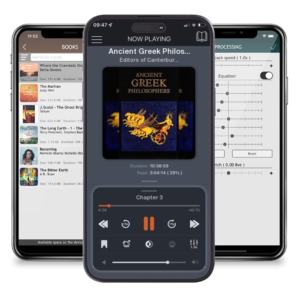Download fo free audiobook Ancient Greek Philosophers (Leather-bound Classics) by Editors of Canterbury Classics and listen anywhere on your iOS devices in the ListenBook app.