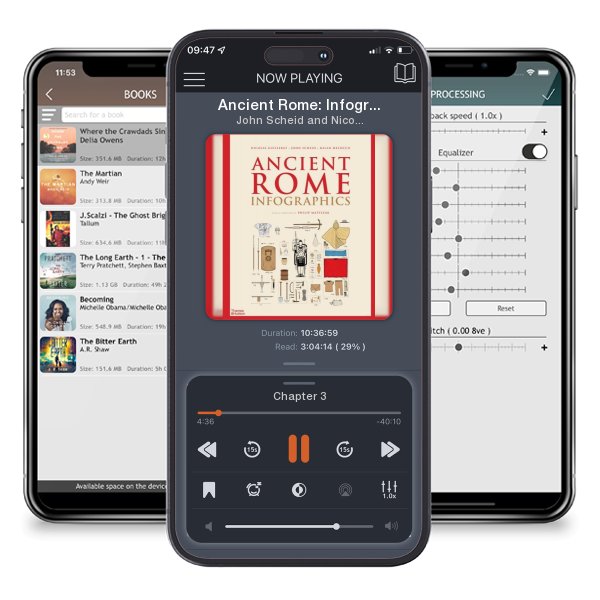 Download fo free audiobook Ancient Rome: Infographics by John Scheid and Nicolas Guillerat and listen anywhere on your iOS devices in the ListenBook app.