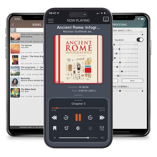 Download fo free audiobook Ancient Rome: Infographics by Nicolas Guillerat and John Scheid and listen anywhere on your iOS devices in the ListenBook app.