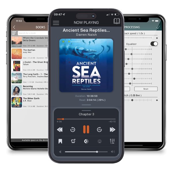 Download fo free audiobook Ancient Sea Reptiles: Plesiosaurs, Ichthyosaurs, Mosasaurs,... by Darren Naish and listen anywhere on your iOS devices in the ListenBook app.