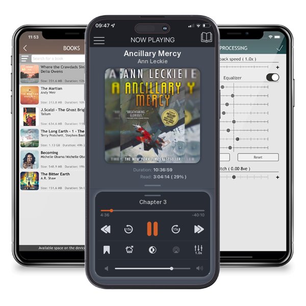 Download fo free audiobook Ancillary Mercy by Ann Leckie and listen anywhere on your iOS devices in the ListenBook app.