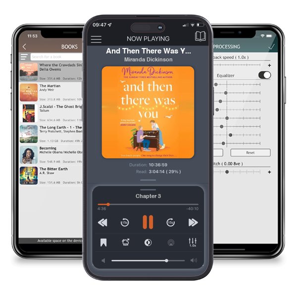 Download fo free audiobook And Then There Was You by Miranda Dickinson and listen anywhere on your iOS devices in the ListenBook app.