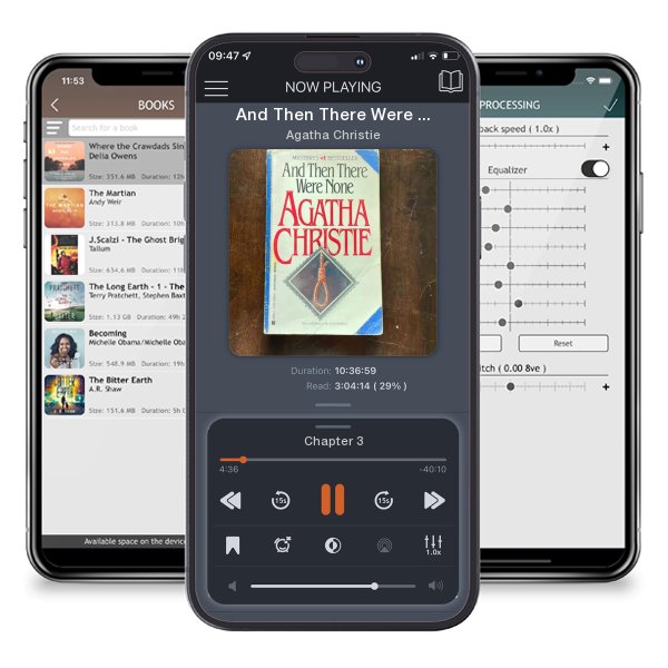 Download fo free audiobook And Then There Were None by Agatha Christie and listen anywhere on your iOS devices in the ListenBook app.