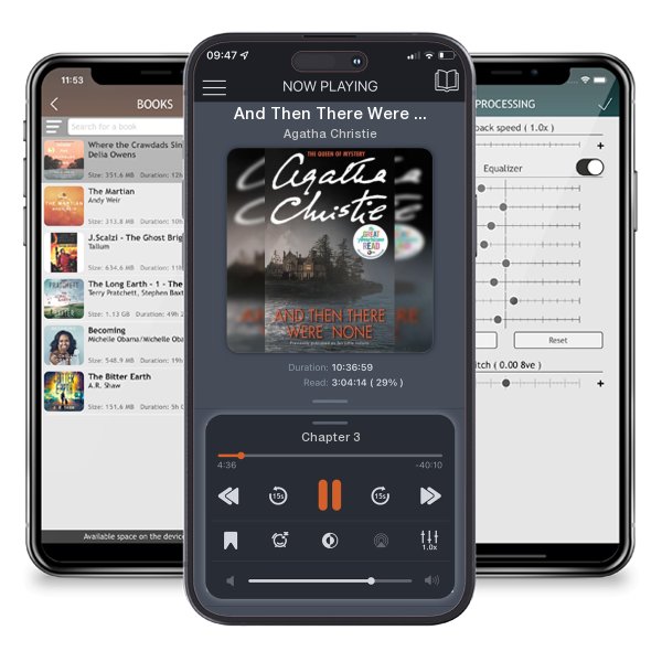 Download fo free audiobook And Then There Were None by Agatha Christie and listen anywhere on your iOS devices in the ListenBook app.