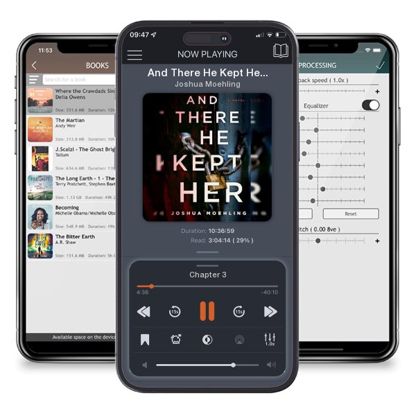 Download fo free audiobook And There He Kept Her by Joshua Moehling and listen anywhere on your iOS devices in the ListenBook app.