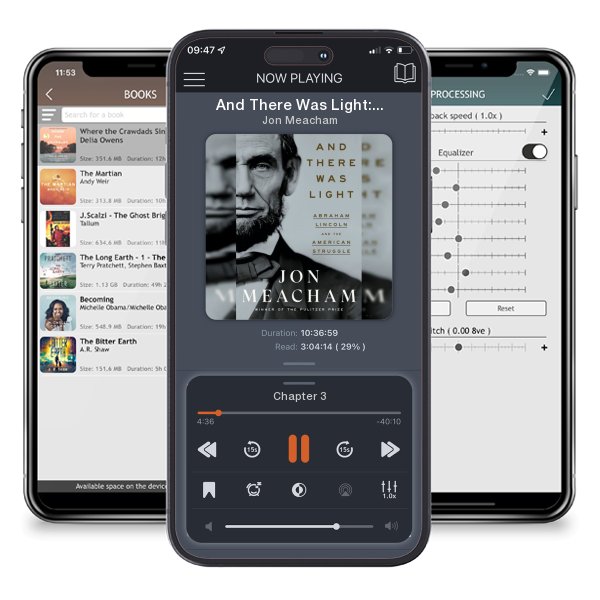 Download fo free audiobook And There Was Light: Abraham Lincoln and the American Struggle by Jon Meacham and listen anywhere on your iOS devices in the ListenBook app.