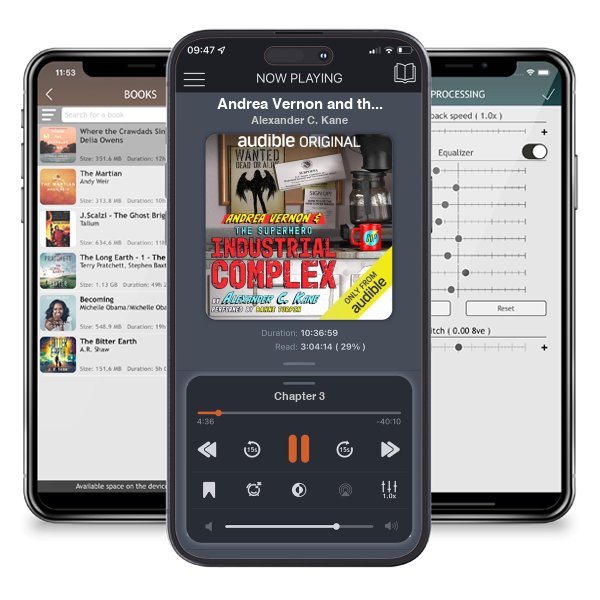 Download fo free audiobook Andrea Vernon and the Superhero-Industrial Complex by Alexander C. Kane and listen anywhere on your iOS devices in the ListenBook app.