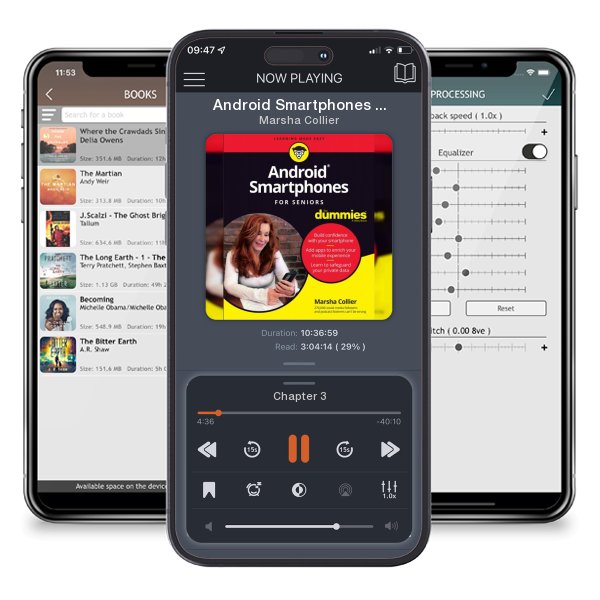 Download fo free audiobook Android Smartphones for Seniors for Dummies by Marsha Collier and listen anywhere on your iOS devices in the ListenBook app.