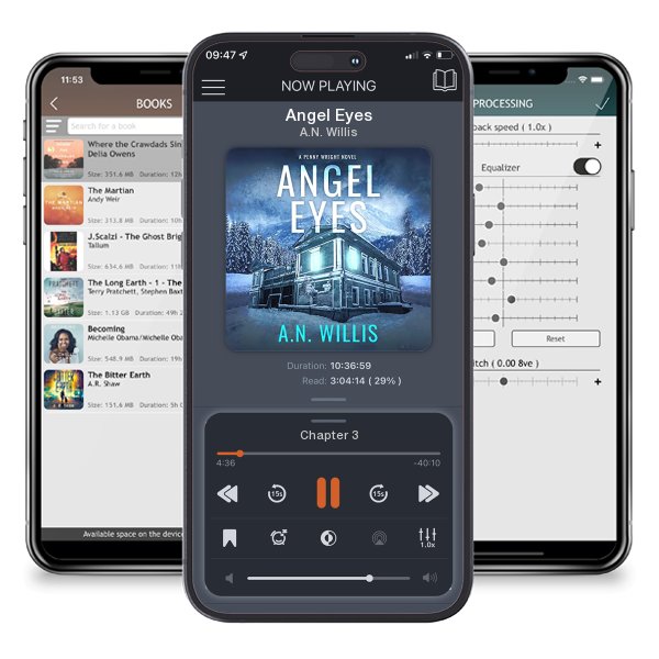Download fo free audiobook Angel Eyes by A.N. Willis and listen anywhere on your iOS devices in the ListenBook app.