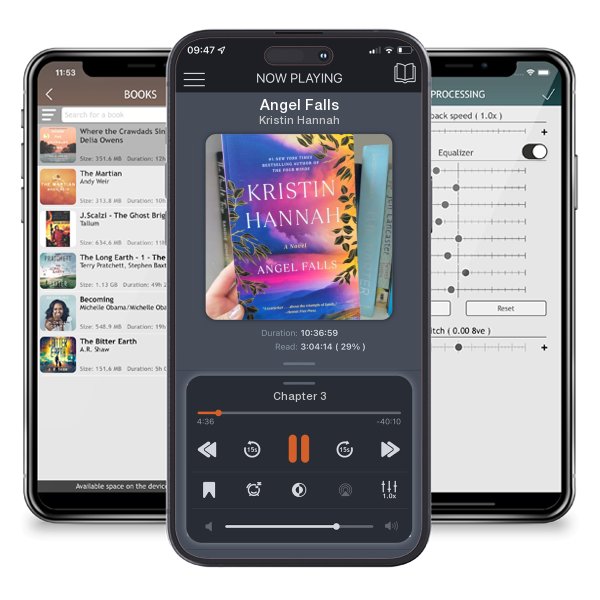 Download fo free audiobook Angel Falls by Kristin Hannah and listen anywhere on your iOS devices in the ListenBook app.