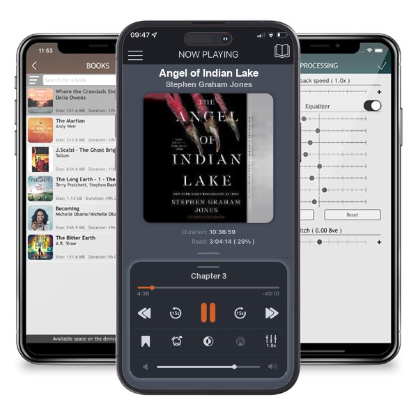 Download fo free audiobook Angel of Indian Lake by Stephen Graham Jones and listen anywhere on your iOS devices in the ListenBook app.