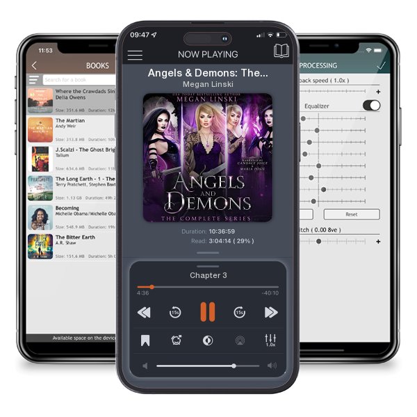 Download fo free audiobook Angels & Demons: The Complete Series by Megan Linski and listen anywhere on your iOS devices in the ListenBook app.
