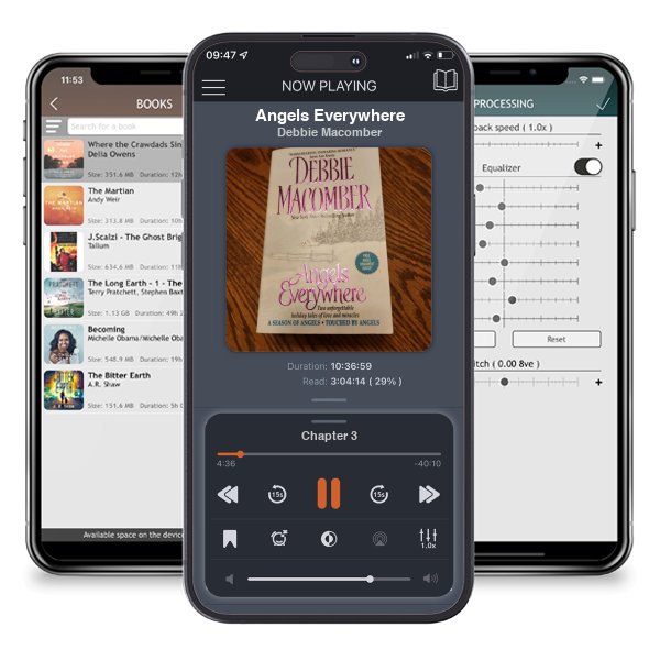 Download fo free audiobook Angels Everywhere by Debbie Macomber and listen anywhere on your iOS devices in the ListenBook app.