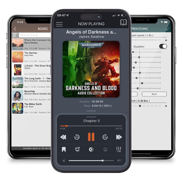 Download fo free audiobook Angels of Darkness and Blood by James Swallow and listen anywhere on your iOS devices in the ListenBook app.