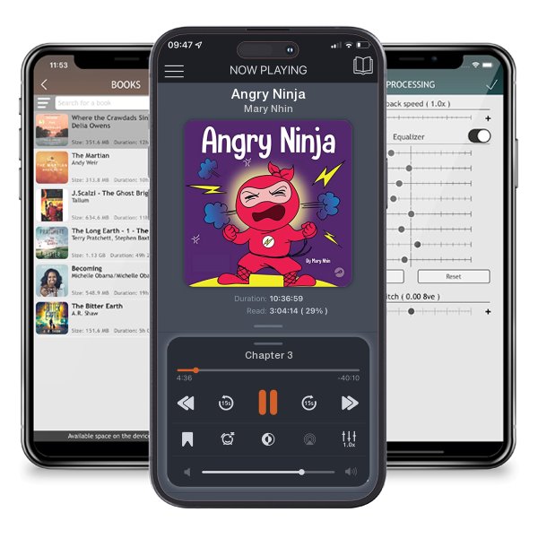 Download fo free audiobook Angry Ninja by Mary Nhin and listen anywhere on your iOS devices in the ListenBook app.
