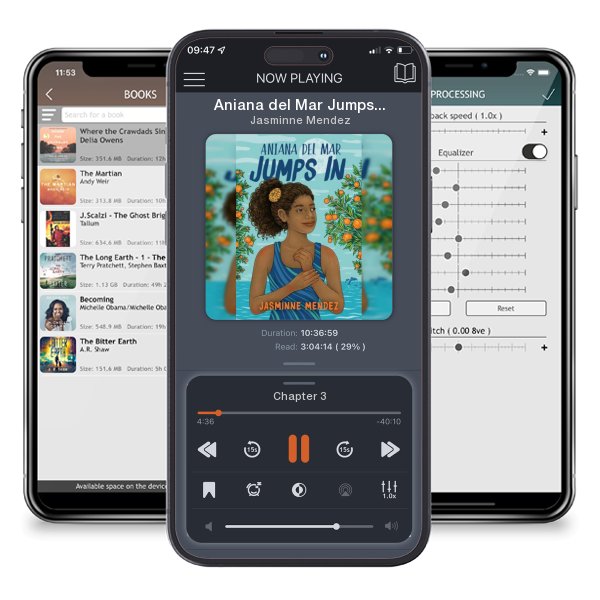 Download fo free audiobook Aniana del Mar Jumps in by Jasminne Mendez and listen anywhere on your iOS devices in the ListenBook app.