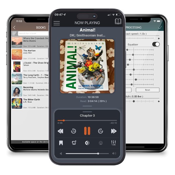 Download fo free audiobook Animal! by DK; Smithsonian Institution; John Woodward and listen anywhere on your iOS devices in the ListenBook app.