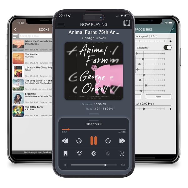 Download fo free audiobook Animal Farm: 75th Anniversary Edition (Anniversary) by George Orwell and listen anywhere on your iOS devices in the ListenBook app.