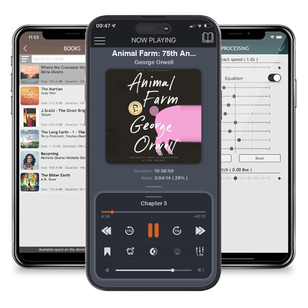 Download fo free audiobook Animal Farm: 75th Anniversary Edition by George Orwell and listen anywhere on your iOS devices in the ListenBook app.