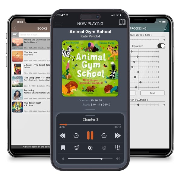 Download fo free audiobook Animal Gym School by Kate Peridot and listen anywhere on your iOS devices in the ListenBook app.