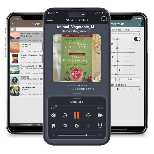 Download fo free audiobook Animal, Vegetable, Miracle by Barbara Kingsolver; Steven L. Hopp; Camille Kingsolver and listen anywhere on your iOS devices in the ListenBook app.