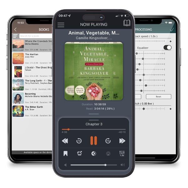 Download fo free audiobook Animal, Vegetable, Miracle - Tenth Anniversary Edition: A... by Camille Kingsolver, Barbara Kingsolver, et al. and listen anywhere on your iOS devices in the ListenBook app.