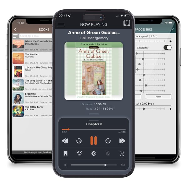 Download fo free audiobook Anne of Green Gables (Anne of Green Gables, #1) by L.M. Montgomery and listen anywhere on your iOS devices in the ListenBook app.