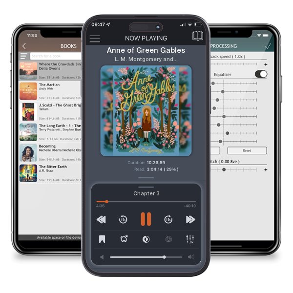 Download fo free audiobook Anne of Green Gables by L. M. Montgomery and Anna Bond and listen anywhere on your iOS devices in the ListenBook app.