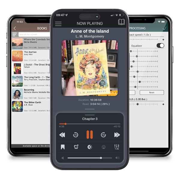 Download fo free audiobook Anne of the Island by L. M. Montgomery and listen anywhere on your iOS devices in the ListenBook app.