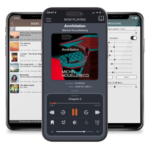 Download fo free audiobook Annihilation by Michel Houellebecq and listen anywhere on your iOS devices in the ListenBook app.