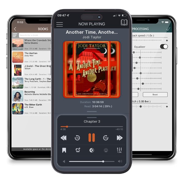 Download fo free audiobook Another Time, Another Place by Jodi Taylor and listen anywhere on your iOS devices in the ListenBook app.