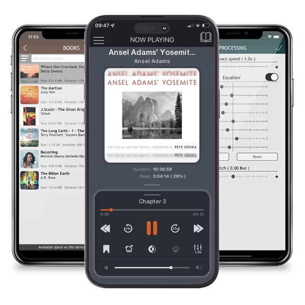 Download fo free audiobook Ansel Adams' Yosemite: The Special Edition Prints by Ansel Adams and listen anywhere on your iOS devices in the ListenBook app.
