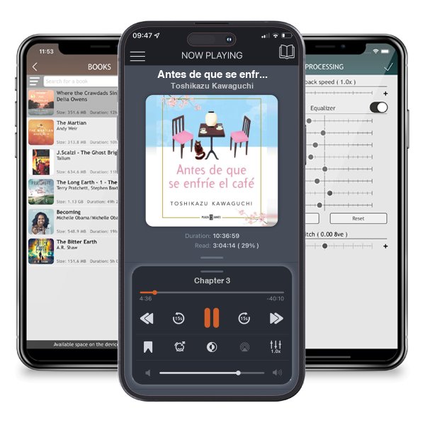 Descargar audiolibro gratis Antes de que se enfríe el café (Antes de que se enfríe el café 1) / Before the Coffee Gets Cold by Toshikazu Kawaguchi y escuchar en cualquier lugar en sus dispositivos iOS en la aplicación ListenBook.