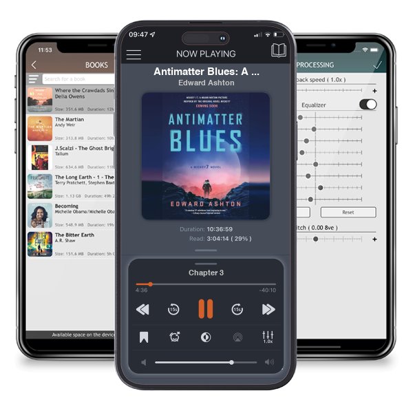 Download fo free audiobook Antimatter Blues: A Mickey7 Novel by Edward Ashton and listen anywhere on your iOS devices in the ListenBook app.