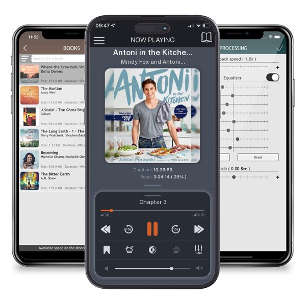 Download fo free audiobook Antoni in the Kitchen by Mindy Fox and Antoni Porowski and listen anywhere on your iOS devices in the ListenBook app.