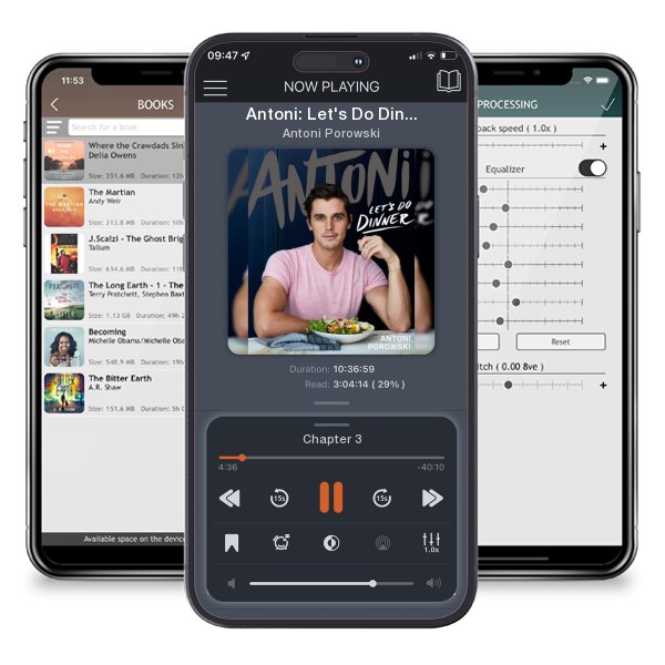 Download fo free audiobook Antoni: Let's Do Dinner by Antoni Porowski and listen anywhere on your iOS devices in the ListenBook app.
