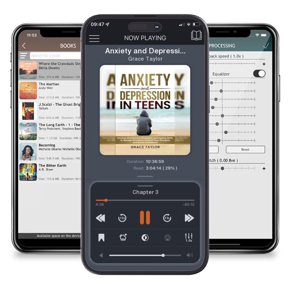 Download fo free audiobook Anxiety and Depression in Teens: Develop Mindfulness Strategies & Coping Skills to Manage Emotions, Control Your Thoughts & Boost Confidence by Grace Taylor and listen anywhere on your iOS devices in the ListenBook app.