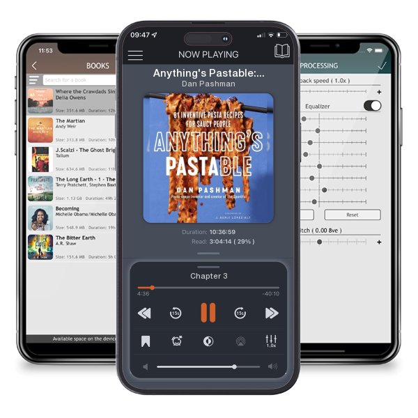Download fo free audiobook Anything's Pastable: 81 Inventive Pasta Recipes for Saucy People by Dan Pashman and listen anywhere on your iOS devices in the ListenBook app.