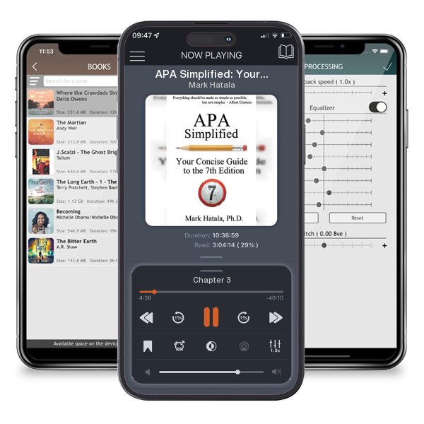 Download fo free audiobook APA Simplified: Your Concise Guide to the 7th Edition by Mark Hatala and listen anywhere on your iOS devices in the ListenBook app.