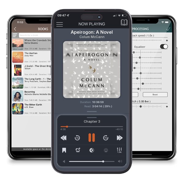 Download fo free audiobook Apeirogon: A Novel by Colum McCann and listen anywhere on your iOS devices in the ListenBook app.