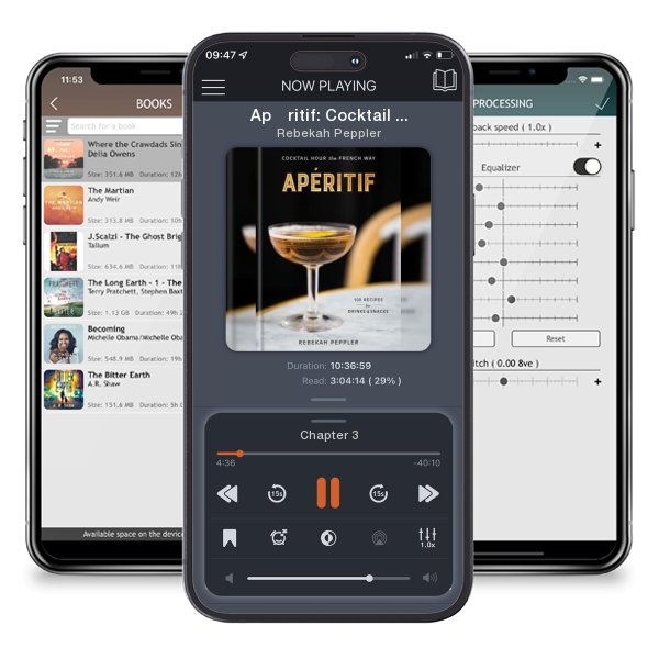 Download fo free audiobook Apéritif: Cocktail Hour the French Way: A Recipe Book by Rebekah Peppler and listen anywhere on your iOS devices in the ListenBook app.