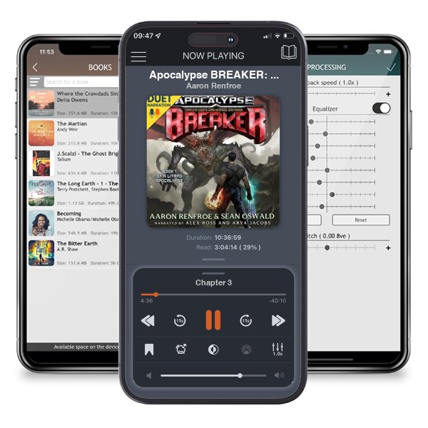 Download fo free audiobook Apocalypse BREAKER: Book 1 of a LitRPG Apocalypse by Aaron Renfroe and listen anywhere on your iOS devices in the ListenBook app.